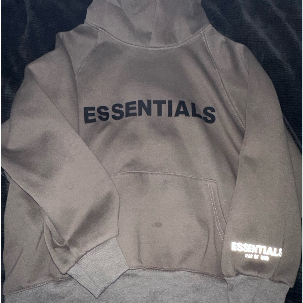 Essentials Hoodie, greenish brown color!